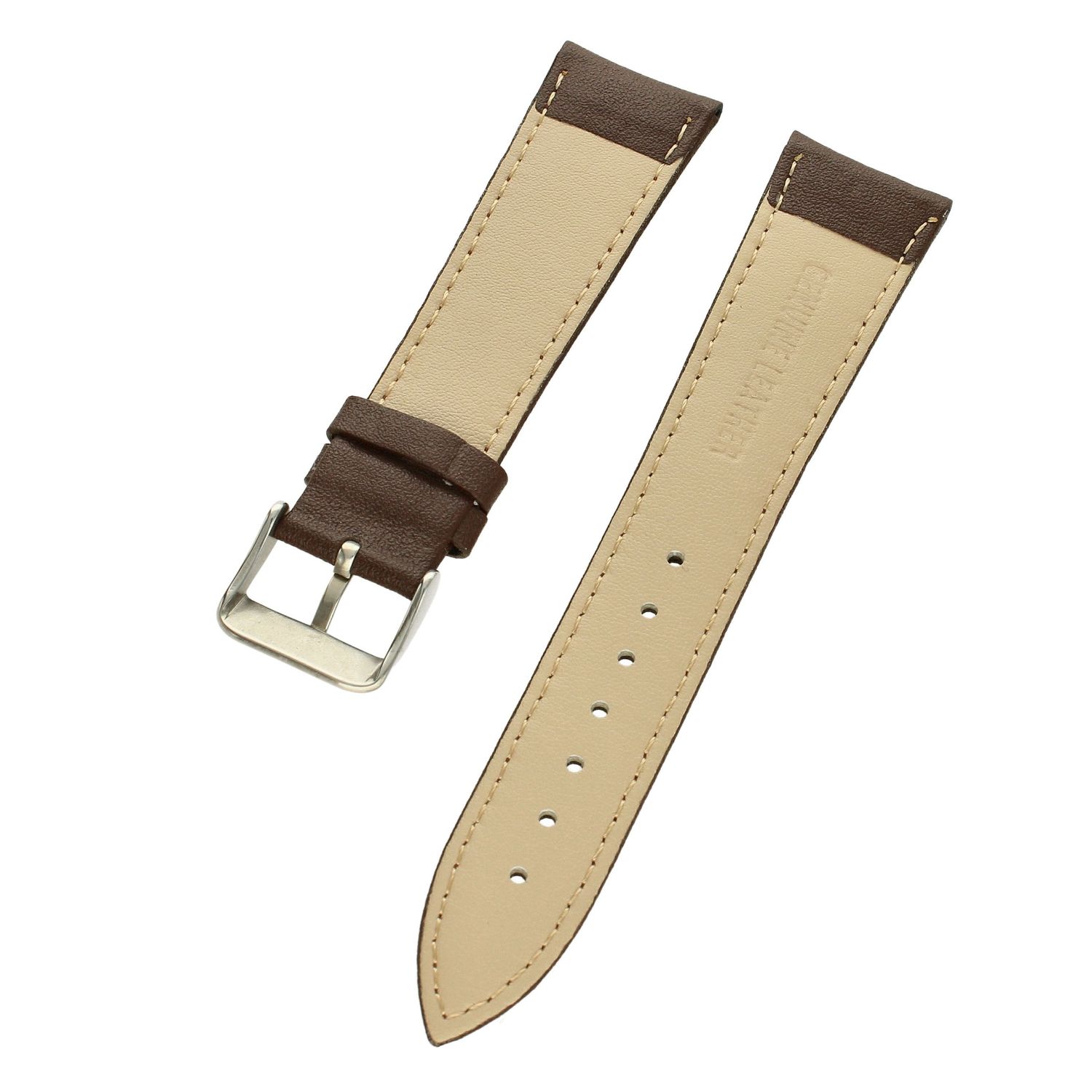 Pasek do zegarka brązowy skórzany LSAUB21 21mm ⌚  (1).jpg